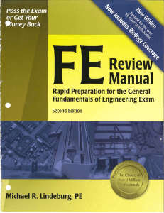 FE Review Manual - Lindeburg 2010