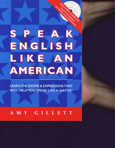 SPEAK ENGLISH LIKE AN AMERICAN 