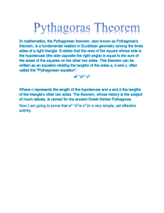 pythagoras thoerem