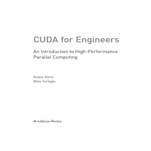 Duane Storti, Mete Yurtoglu - CUDA for Engineers. An Introduction to High-Performance Parallel Computing-Addison Wesley (2016)