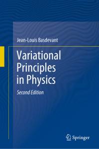 Jean-Louis Basdevant - Variational Principles in Physics-Springer (2923)