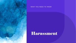 Harassment Training: What You Need to Know