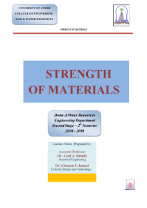 Strength of materials