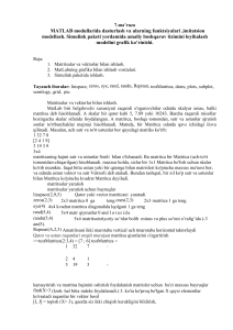 7-ma’ruza matlab modullarida dasturlash va ularning funktsiyalar