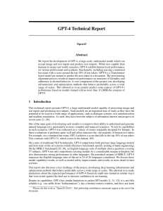 gpt-4 Technical report