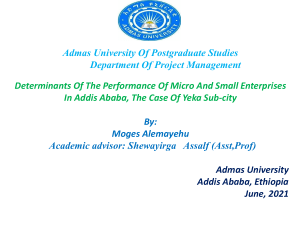 Moges Alemayehu Presentation1