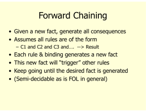 forward chaining (2)