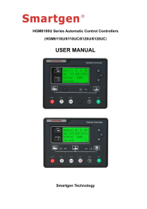 HGM6100U Series Automatic Control Controller User Manual