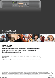 RnD Conf GLOB Overview P0CHX Service Manual 2019-09-26 Rev.0