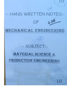 Material Science & Production Engineering-ME-ME (gate2016.info)