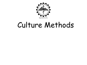762 Culture Methods-UG Lecture
