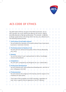 ACS Code-of-Ethics