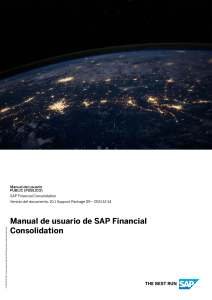 Manual de usuario de SAP Financial