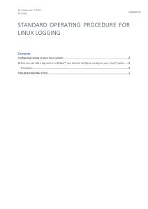 Configuring rsyslog on your Linux system