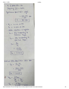 Induction Motor Calculations: Speed, Slip, Torque