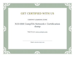 CompTIA A+ 220-1001 (Core 1) and 220-1002 (Core 2) Certification dump