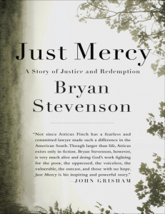 Just Mercy-A Story of Justice and Redemption