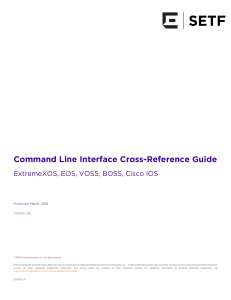 CLI X-Ref Guide 1.0