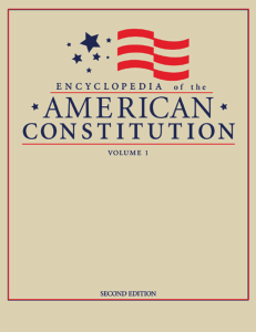 Encyclopedia of American Constitution