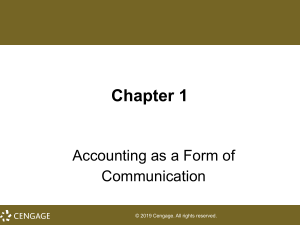 Accounting as a form of communication