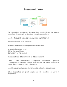 26 Assesment Levels