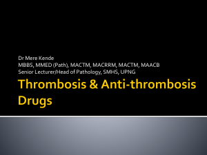 Antithrombolytic Drugs2