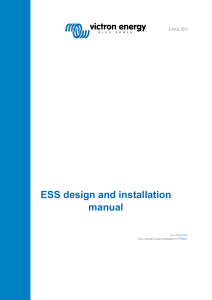 ESS design and installation manual-en