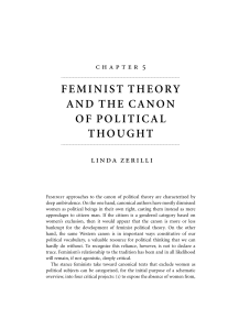 2. Zerilli Feminist theory and the canon of pol thought