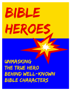 Sample Lesson Bible Heroes