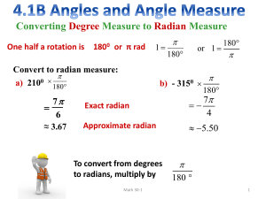 4.1B Angles and Angle Measure good