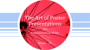 Art of Poster Presentations (1)