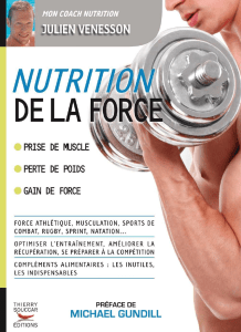 Nutrition de la force - Julien Venesson