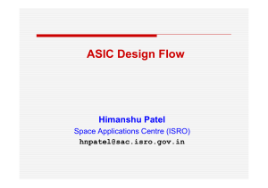 ASIC Design Flow PDF
