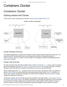 Containers -Docker- -cloud-data-analysis-at-scale
