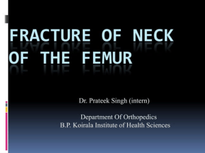 Neck of Femur Fracture