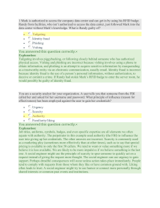 Cybersecurity Quiz: Threats & Vulnerabilities