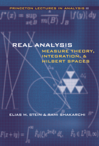 Elias M. Stein - 3 Real Analysis