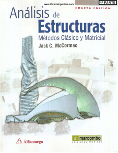 Análisis de Estructuras Métodos Clásico y Matricial Jack McCormac 4ta Edición [www.libreriaingeniero.com]
