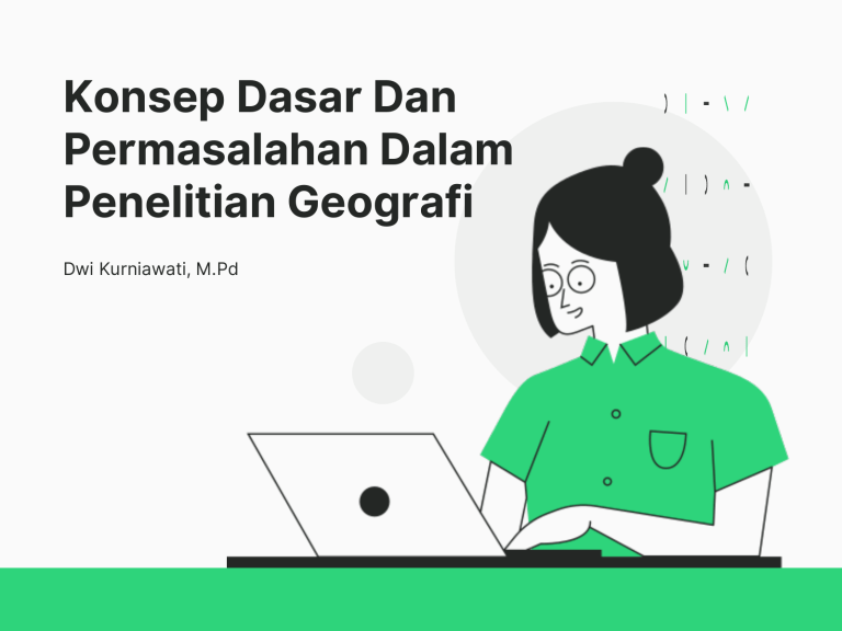 3 Konsep Dasar Dan Permasalahan Dalam Penelitian Geografi