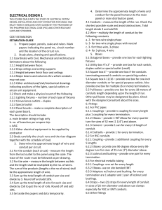 ELECTRICAL DESIGN 1