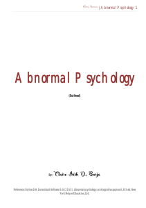 pdfcoffee.com abnormal-psychology-outline-reviewer-pdf-pdf-free