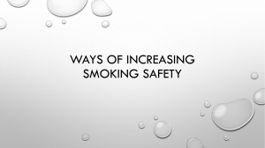 ACKSON GONDO-Ways of Increasing Smoking Safety