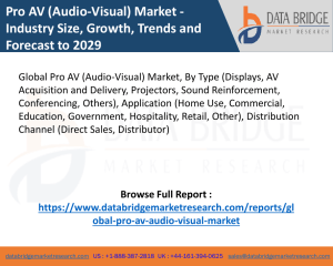 Pro AV (Audio-Visual) Market