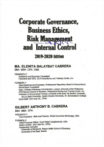 Corporate Governance (2019-2020 Edition)