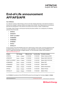 End-of-Life Announcement AFS 20220513