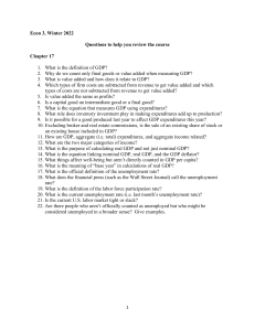 Econ 3 Course Review Questions 2022