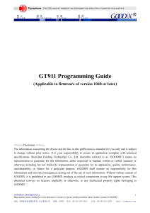 GT911 Programming Guide v0.1