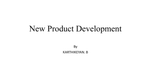 New product development