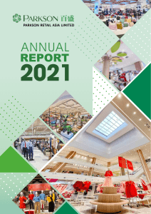 Parkson Retail Asia Limited 2021 Annual Report