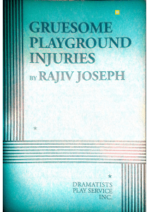 Gruesome Playground Injuries scene